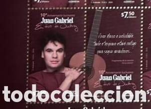 Sellos: CA) 2026, Mexico, the timbre commemorating the 10th anniversary of the death of Juan Gabriel (&rdquo;El Di