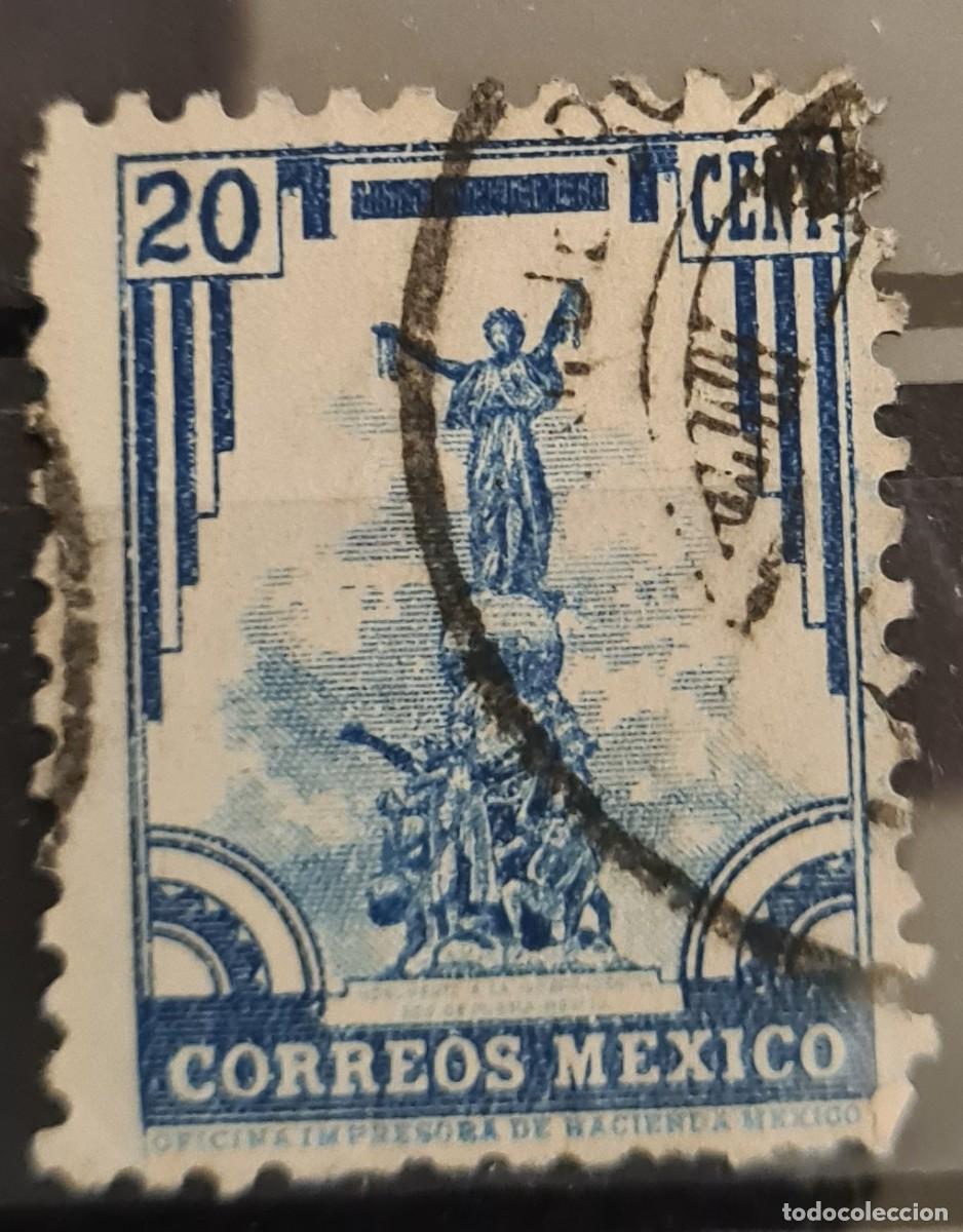 Sellos: Sello usado de Mexico 1934-36