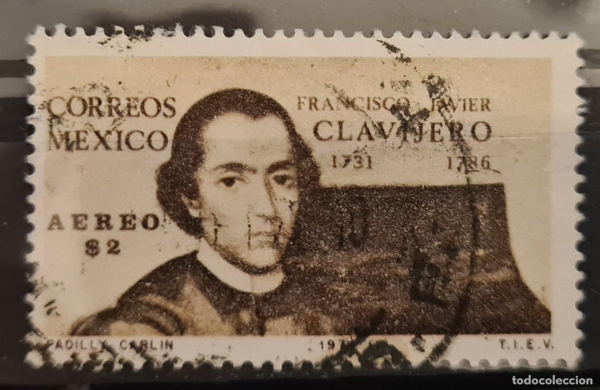 Sellos: Sello a&eacute;reo usado de Mexico 1971: Francisco Javier Clavijero