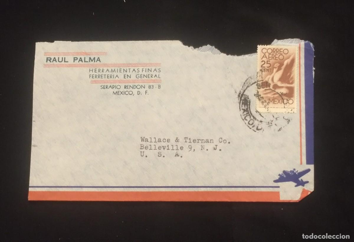 Sellos: TS) 1944 MEXICO, AIRMAIL COVER SENT FROM MEXICO CITY TO NEW JERSEY, USA, VF.