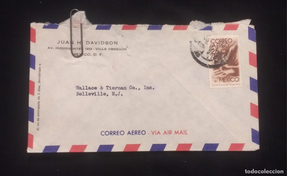 Sellos: TS) 1940 MEXICO, AIRMAIL, COVER SENT FROM MEXICO CITY TO NEW JERSEY, USA, VF.
