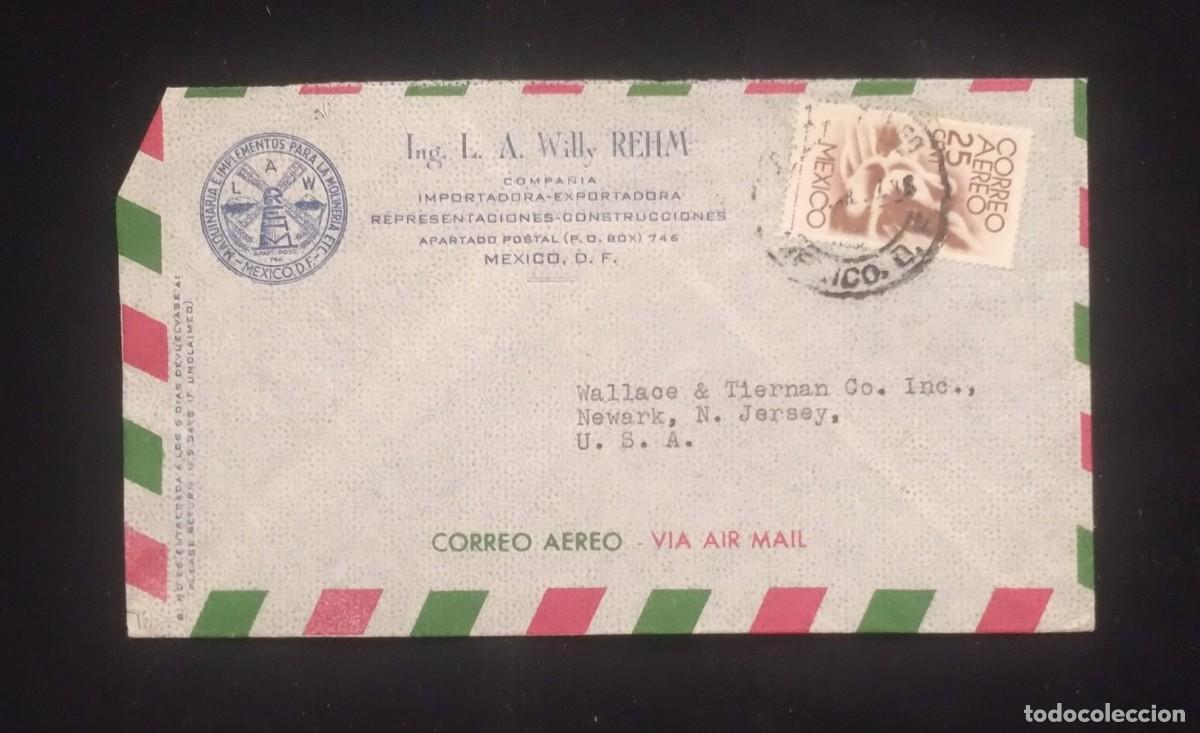 Sellos: TS) 1930 MEXICO, AIRMAIL, COVER SENT FROM MEXICO CITY TO NEW JERSEY, USA, VF.