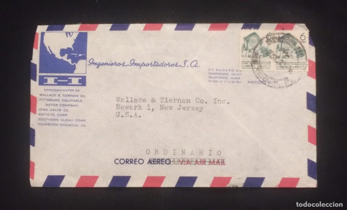 Sellos: TS) 1940 MEXICO, AIRMAIL, COVER SENT FROM CIUDAD DE MEXICO TO NEW JERSEY, USA, VF.