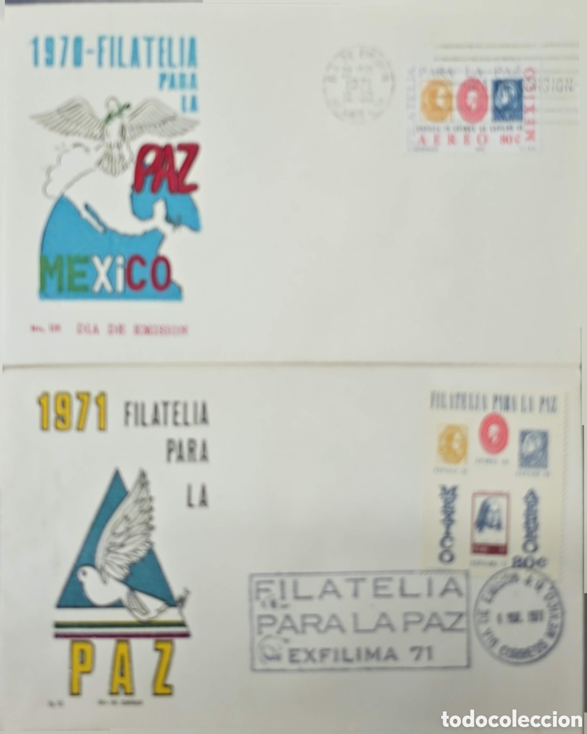 Sellos: CA)Mexico.1971 (referenced as &rdquo;EXFILIMA 71&rdquo; &ndash; an international philatelic exhibition) Philately for
