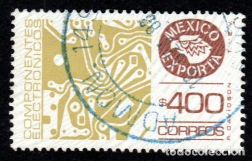 Sellos: M&eacute;xico. Exportaci&oacute;n Electr&oacute;nica. A&ntilde;o 1981-84 YT-1092. Usado