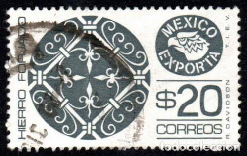 Sellos: M&eacute;xico. Exportaci&oacute;n Hierro Forjado. A&ntilde;o 1988 YT-1247. Usado