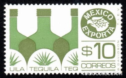 Sellos: M&eacute;xico. Exportaci&oacute;n Tequila. A&ntilde;o 1990 YT-1313B. Nuevo