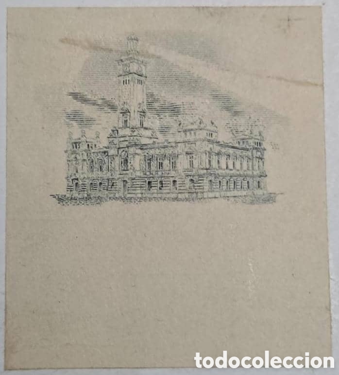 Sellos: CAJS)1915. Mexico. Proof of the center of 1 peso stamp of the Veracruz Lighthouse. 100 usd