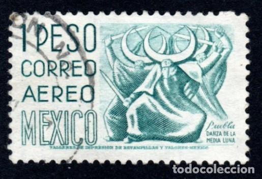 Sellos: M&eacute;xico. Danza de la Media Luna A&ntilde;o 1978. YT-PA461. Usado