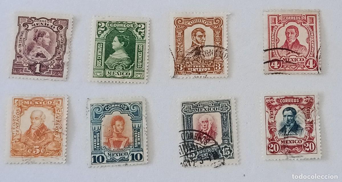 Sellos: Sellos M&eacute;xico 1910 I Centenario de la guerra de la independencia.