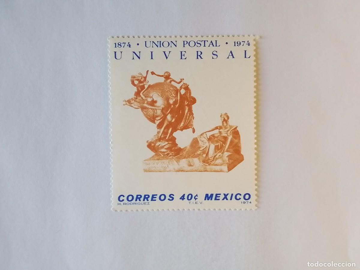 Sellos: A&Ntilde;O 1974 M&Eacute;XICO SELLO USADO