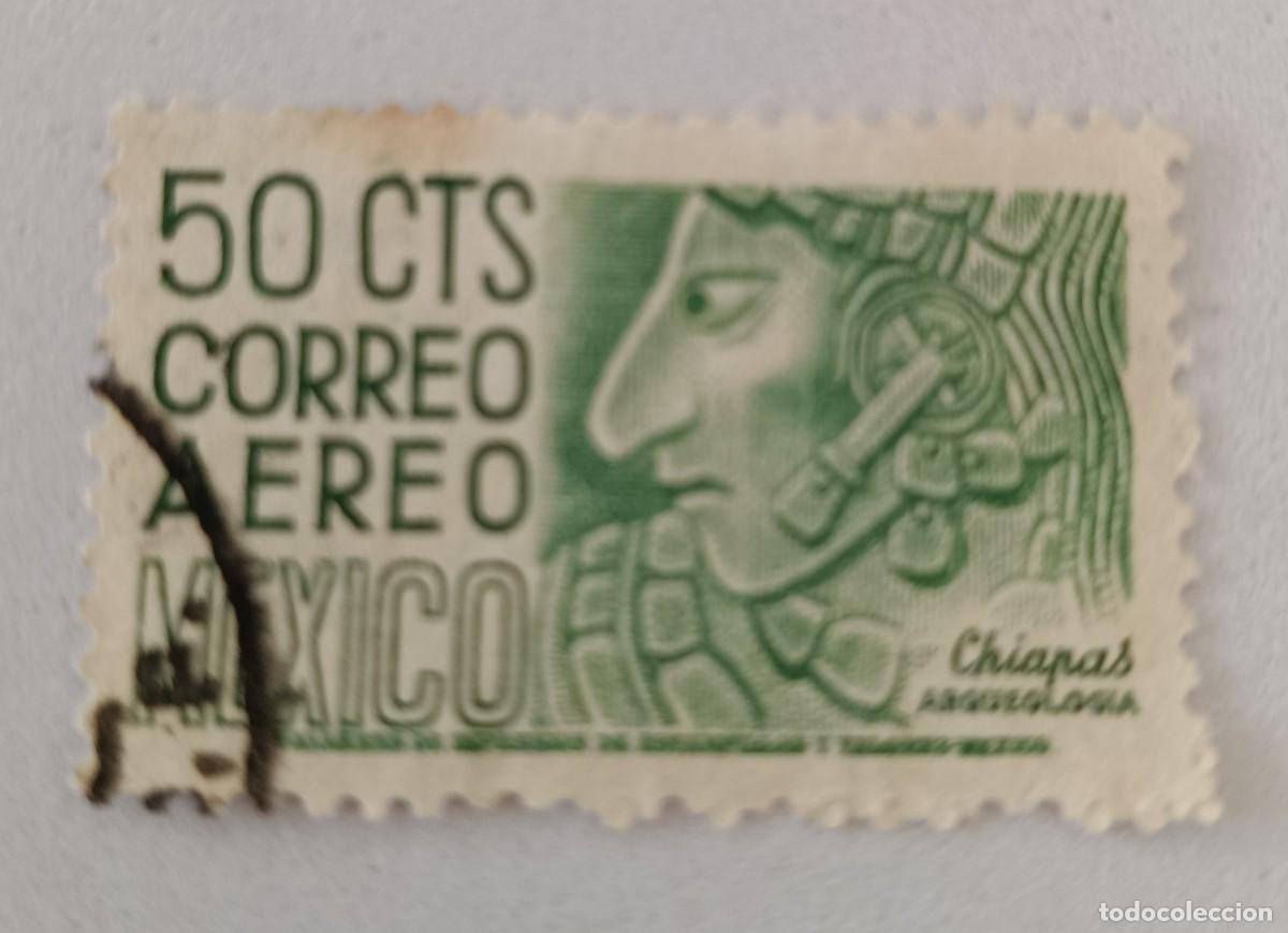 Sellos: Sellos M&eacute;xico 1953 -1975 Serie &rdquo;M&eacute;xico&rdquo;. Sellos de 1950. Filigrana F. A&eacute;reos. Perforaci&oacute;n: 10&frac12; x 10&frac14;