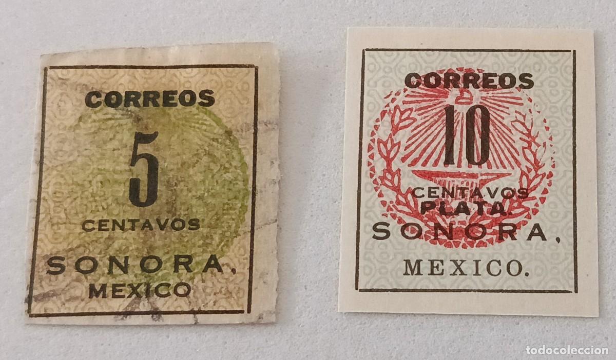 Sellos: Sellos M&eacute;xico 1914-1915 Estado de Sonora.
