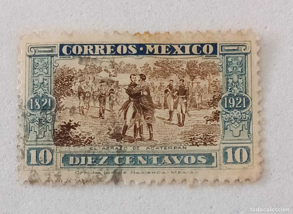 Sellos: Sellos M&eacute;xico 1921 I Centenario de la independencia.