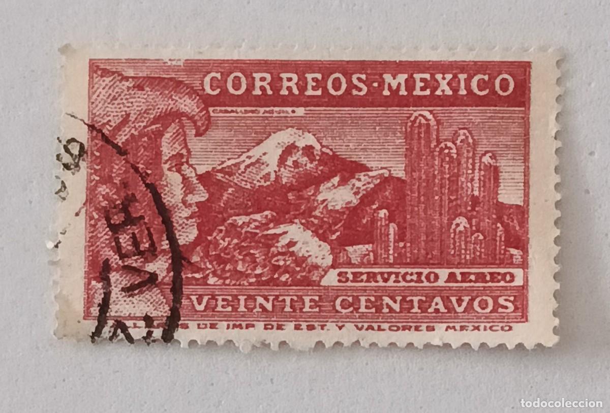 Sellos: Sellos M&eacute;xico 1937 Correo a&eacute;reo.