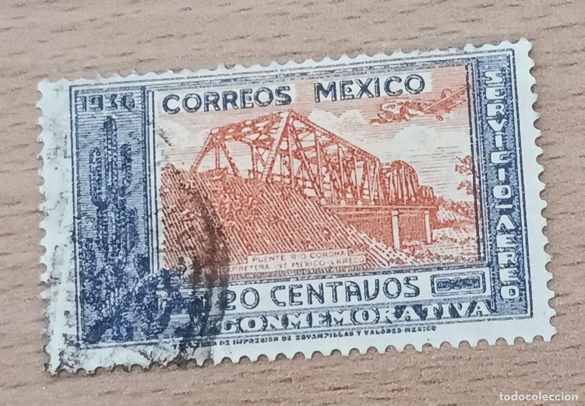 Sellos: Sellos M&eacute;xico 1936 Correo a&eacute;reo.