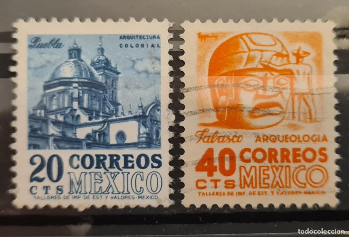 Selos: Serie de sellos usados de Mexico 1950-52