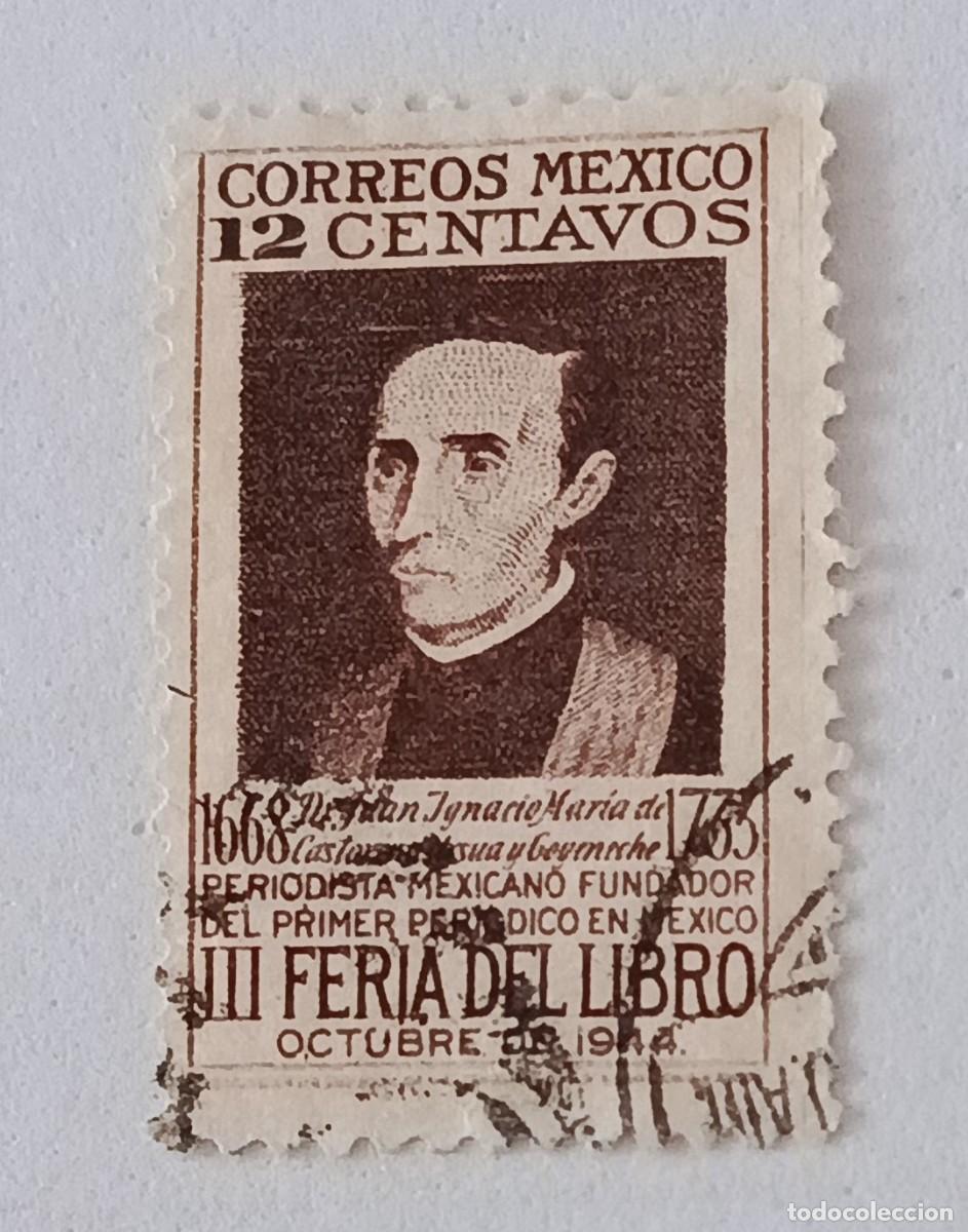 Sellos: Sellos M&eacute;xico 1944 3&ordf; Feria del libro.