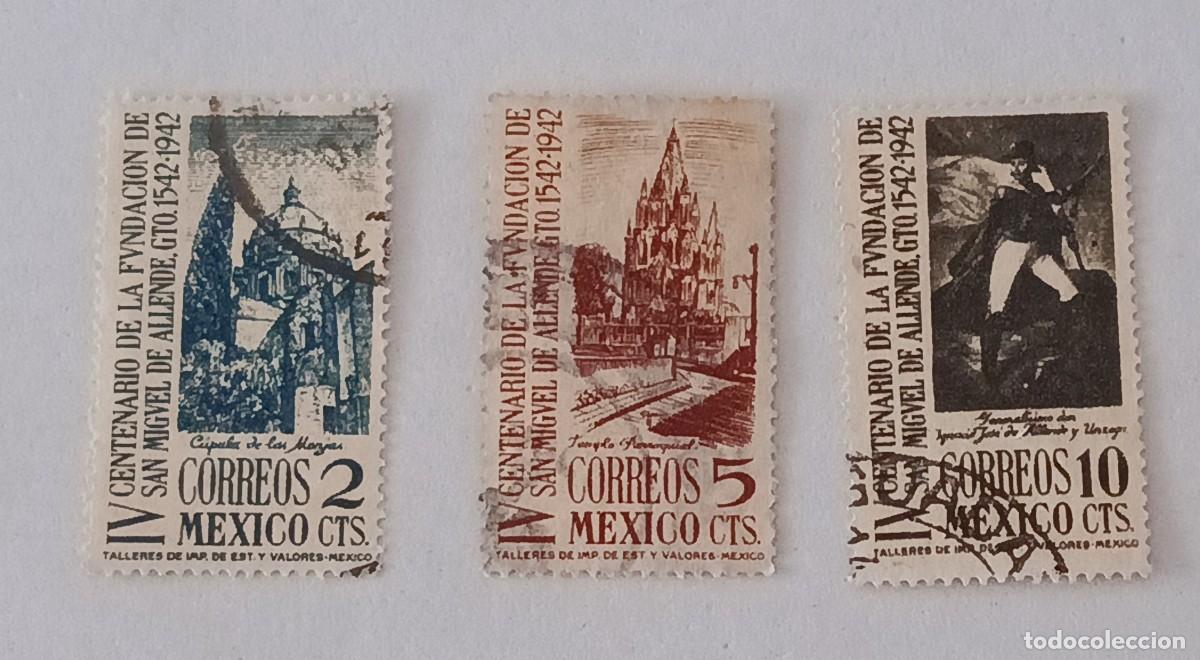 Sellos: Sellos M&eacute;xico 1943 IV Centenario de la fundaci&oacute;n de San Miguel de Allende.