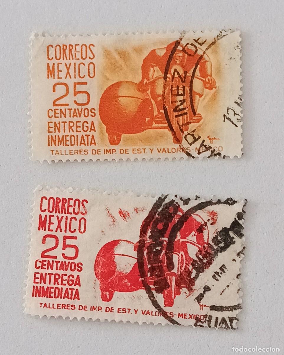 Sellos: Sellos M&eacute;xico 1950 -1952 Correo urgente.