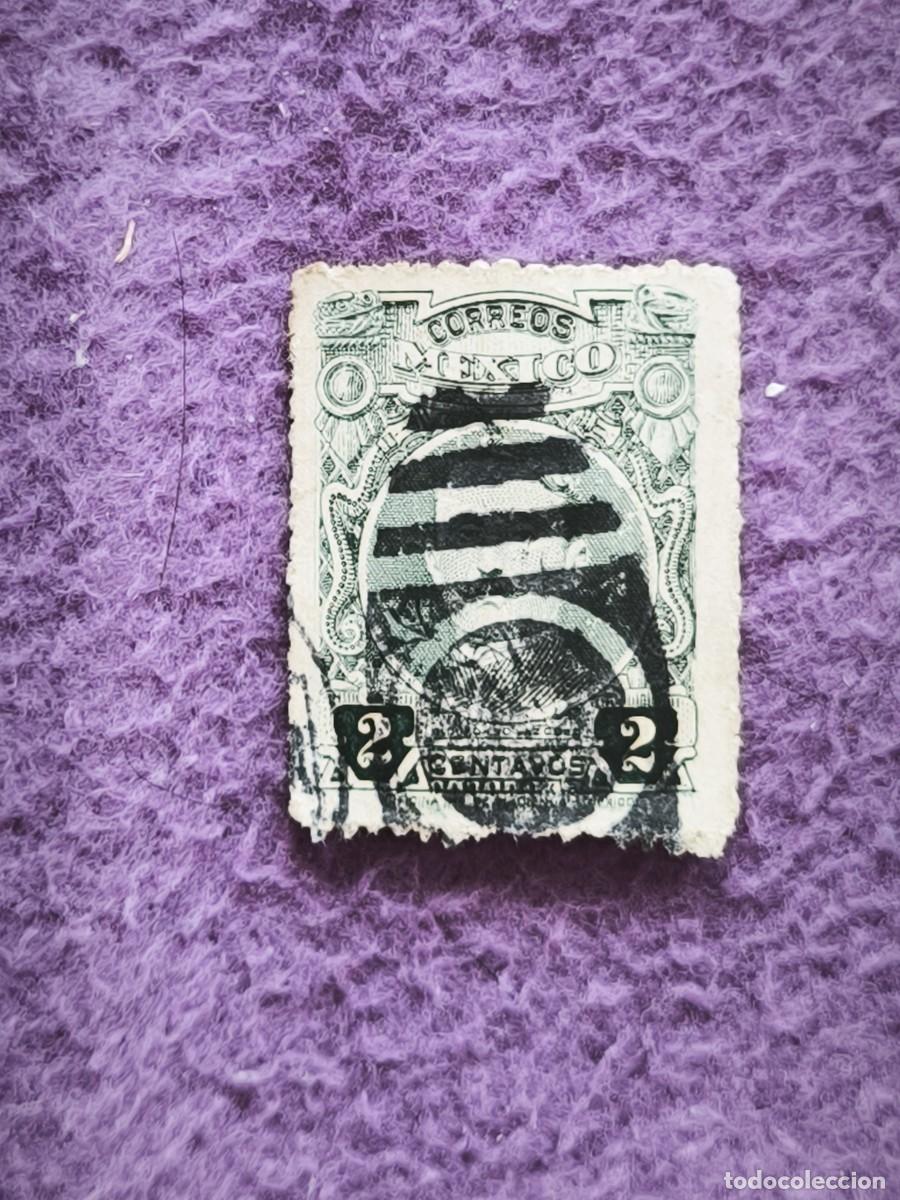 Briefmarken: Sello Antiguo M&eacute;xico 2 Centavos &ndash; Cl&aacute;sico Correos Cifra Para Coleccionistas Filatelia Am&eacute;rica