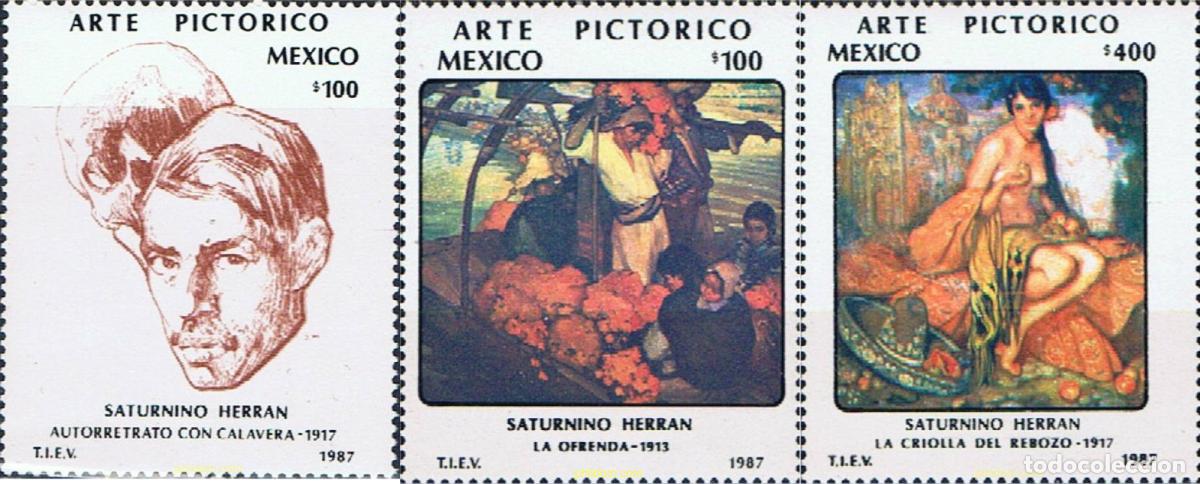 Sellos: 343332 MNH MEXICO 1987 PINTURAS