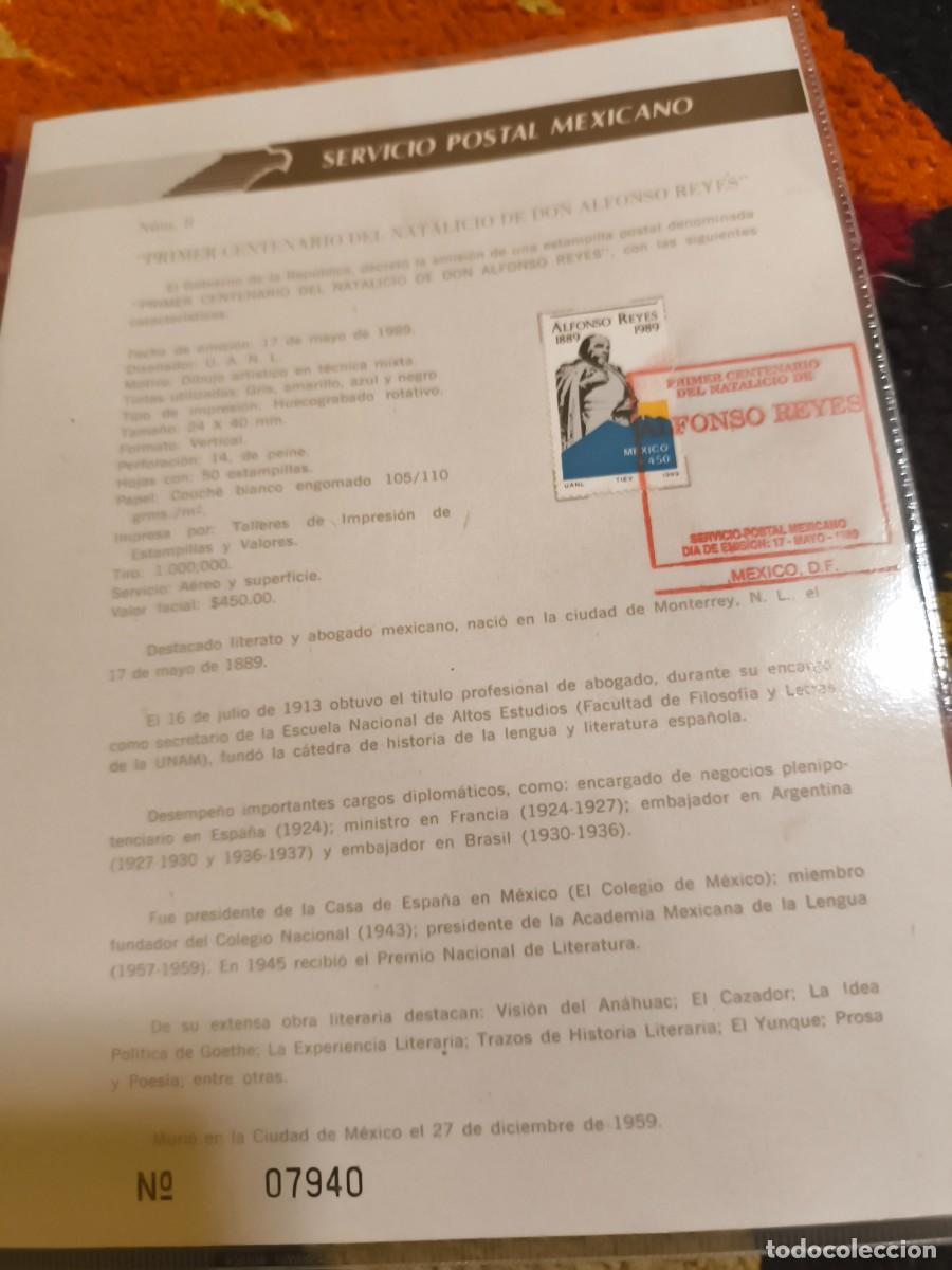 Sellos: Hoja primer d&iacute;a de M&eacute;xico