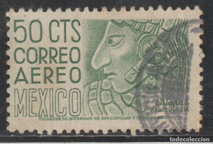 Sellos: MEXICO // YVERT 174 AEREO // 1950-52 ... USADO