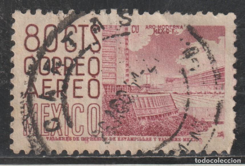 Sellos: MEXICO // YVERT 174 A AEREO // 1950-52 ... USADO