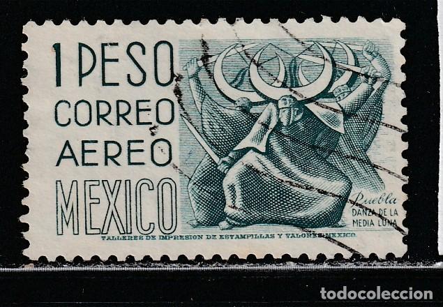 Sellos: MEXICO // YVERT 183 Kb AEREO // 1952-56 ... USADO