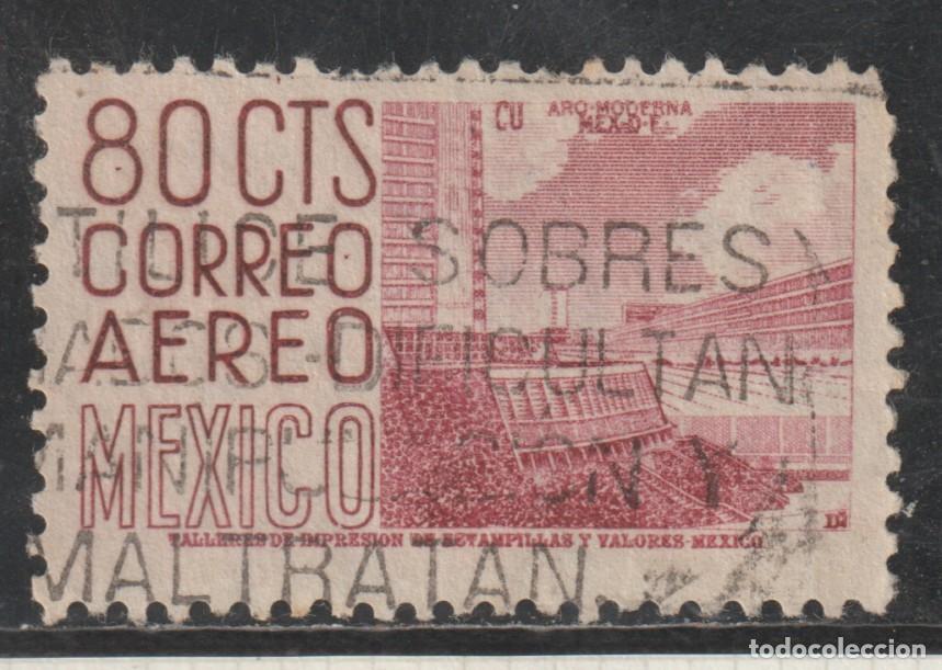 Sellos: MEXICO // YVERT 183 Ja AEREO // 1953-56 ... USADO