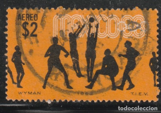 Sellos: MEXICO // YVERT 289 AEREO // 1968 ... USADO