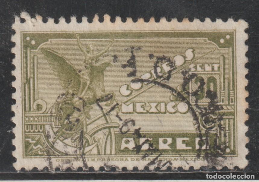 Sellos: MEXICO // YVERT 129 AEREO // 1944-47 ... USADO