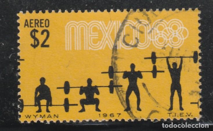 Sellos: MEXICO // YVERT 282 AEREO // 1967 ... USADO - Foto 1