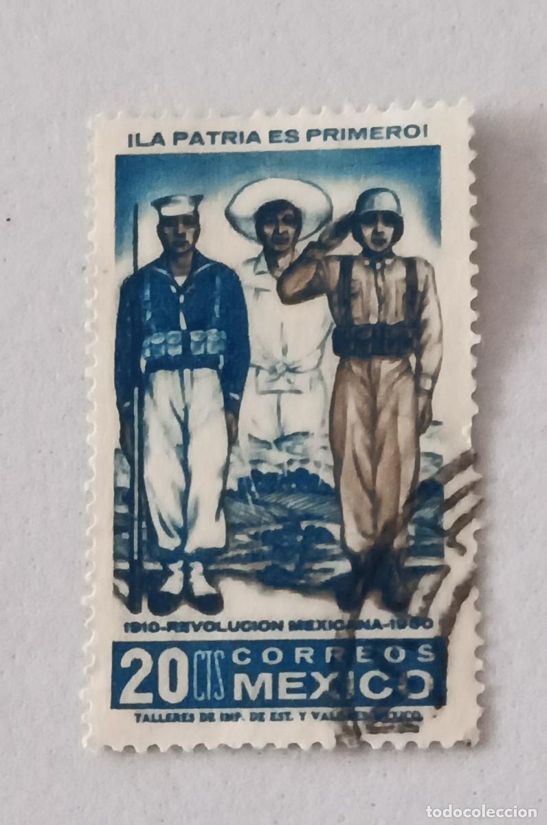Sellos: Sellos M&eacute;xico 1960 50&ordm; Aniversario de la revoluci&oacute;n.