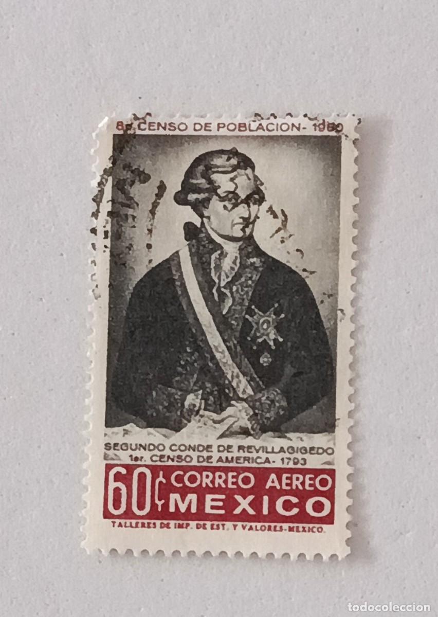 Sellos: Sellos M&eacute;xico 1960 Censo nacional. A&eacute;reo.