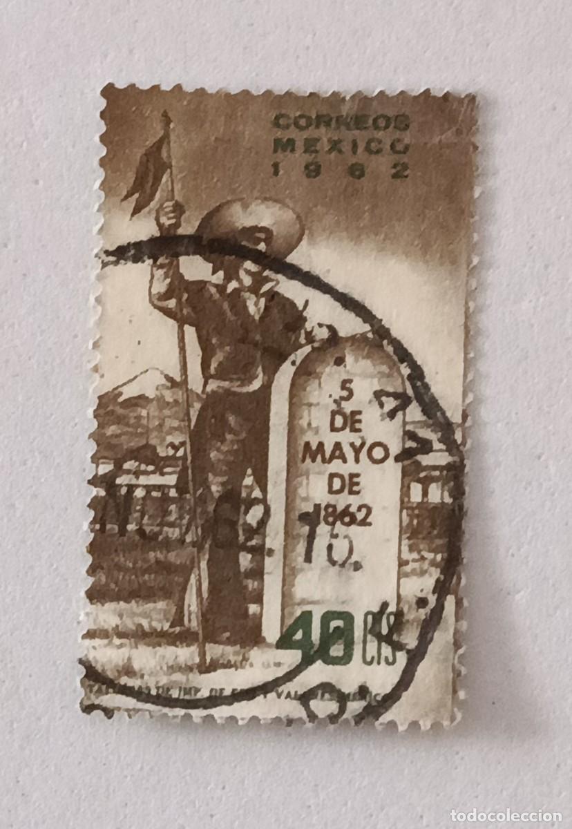 Sellos: Sellos M&eacute;xico 1962 I Centenario de la batalla de Puebla.
