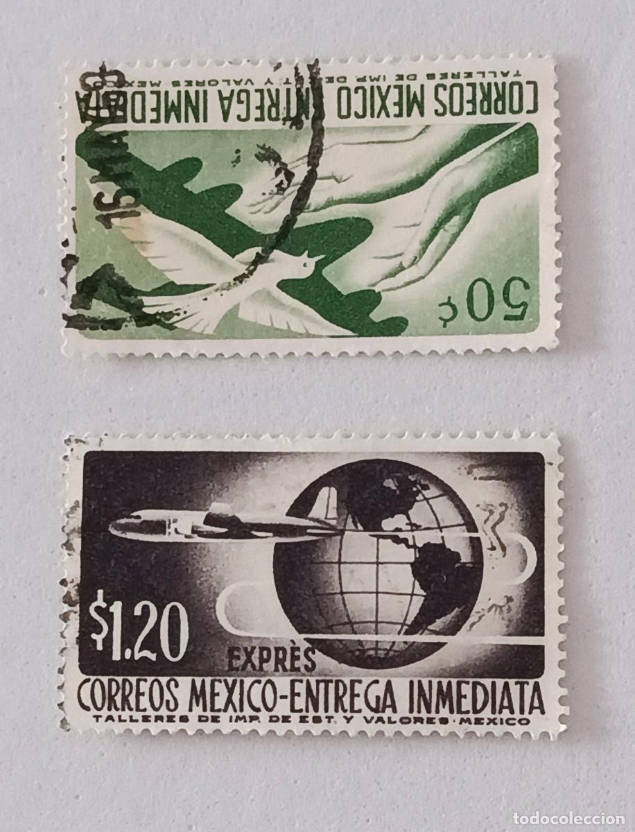 Sellos: Sellos M&eacute;xico 1964 A&eacute;reo urgente.