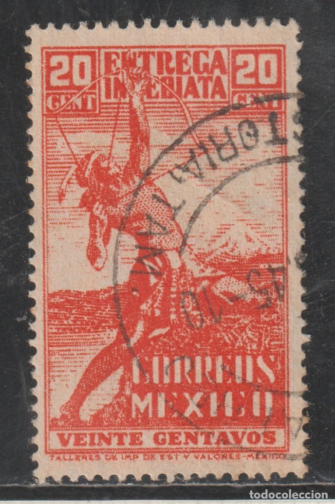 Sellos: MEXICO // YVERT 4 EXPRES // 1934 ... USADO