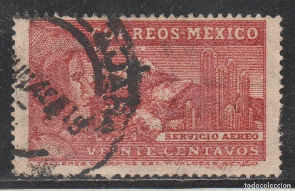 Sellos: MEXICO // YVERT 128 AEREO // 1944-47 ... USADO