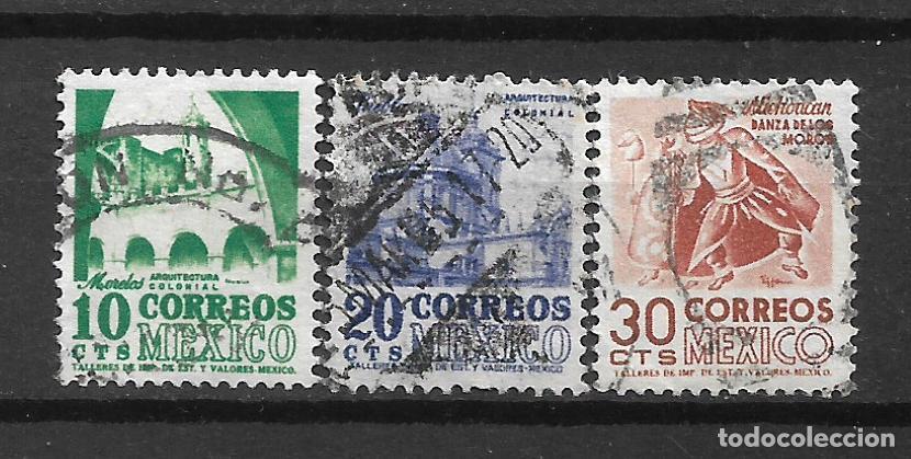 Sellos: mexico 1950-52 sellos usado - 4/17