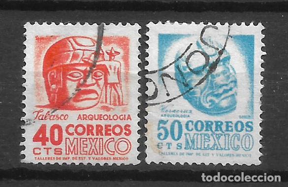 Sellos: mexico 1950-52 sellos usado - 4/17