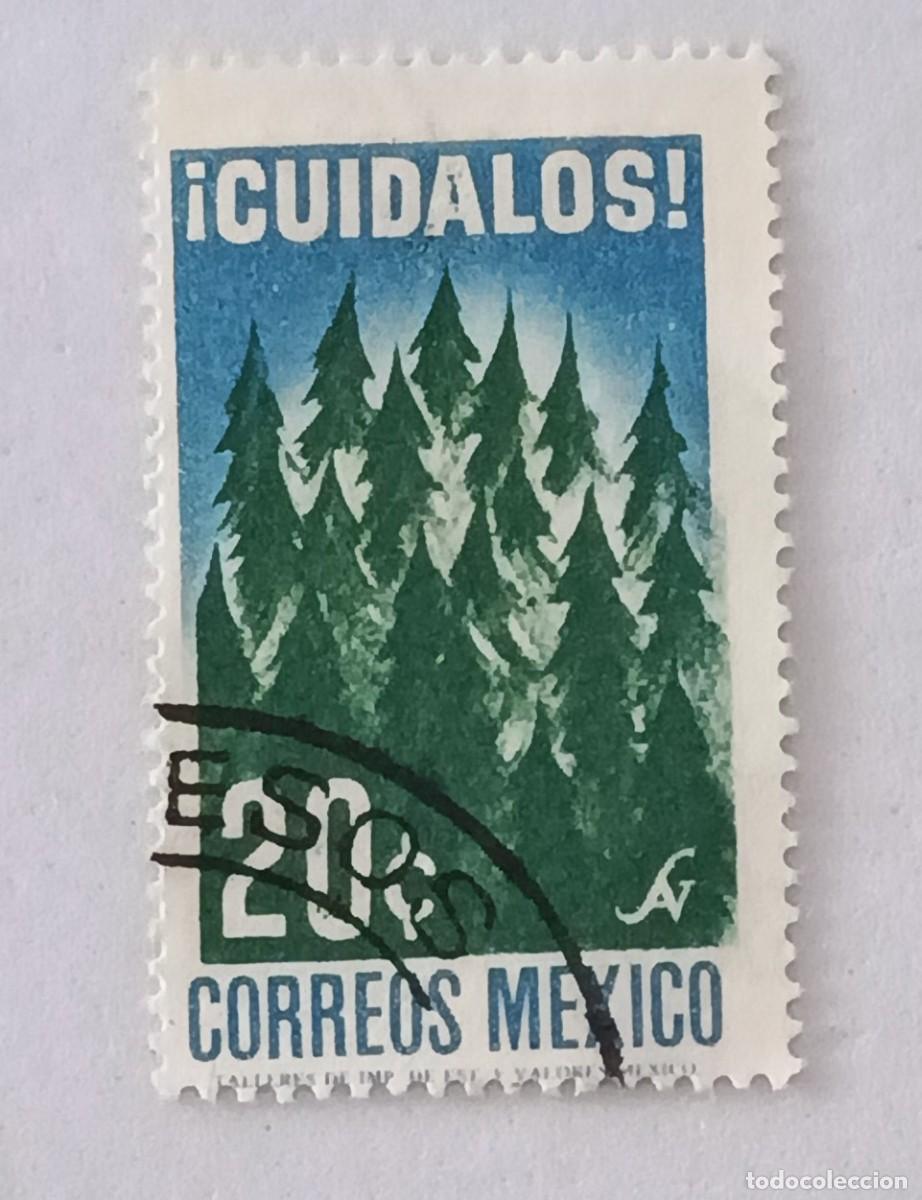 Sellos: Sellos M&eacute;xico 1965 Conservaci&oacute;n de los bosques.