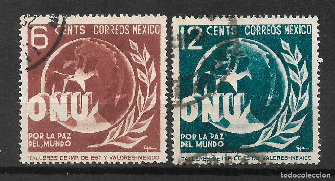 Sellos: mexico 1946 # 814/815 usado - 4/18