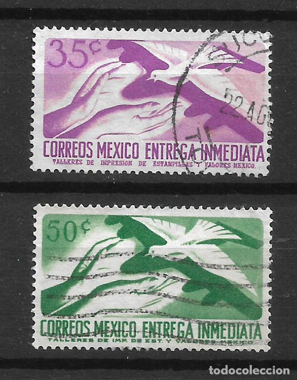 Sellos: mexico 1956 62 # E16 + E18 usado - 4/18