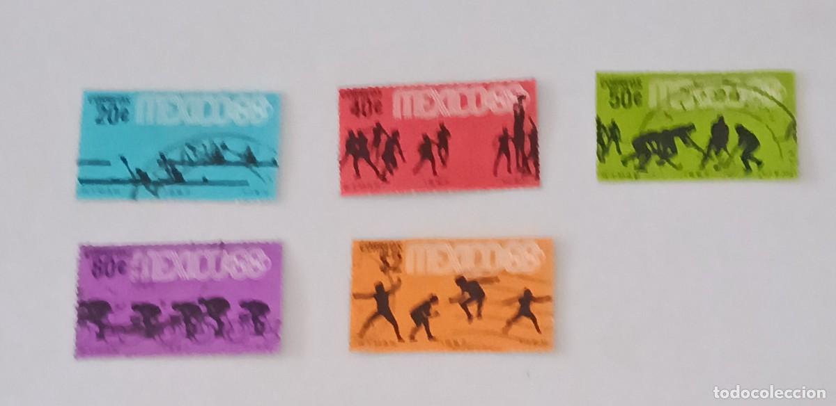 Sellos: Sellos M&eacute;xico 1967 Juegos Ol&iacute;mpicos. M&eacute;xico DF