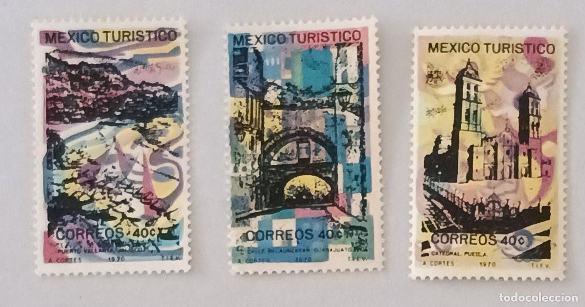 Sellos: Sellos M&eacute;xico 1969 -1970 Turismo.
