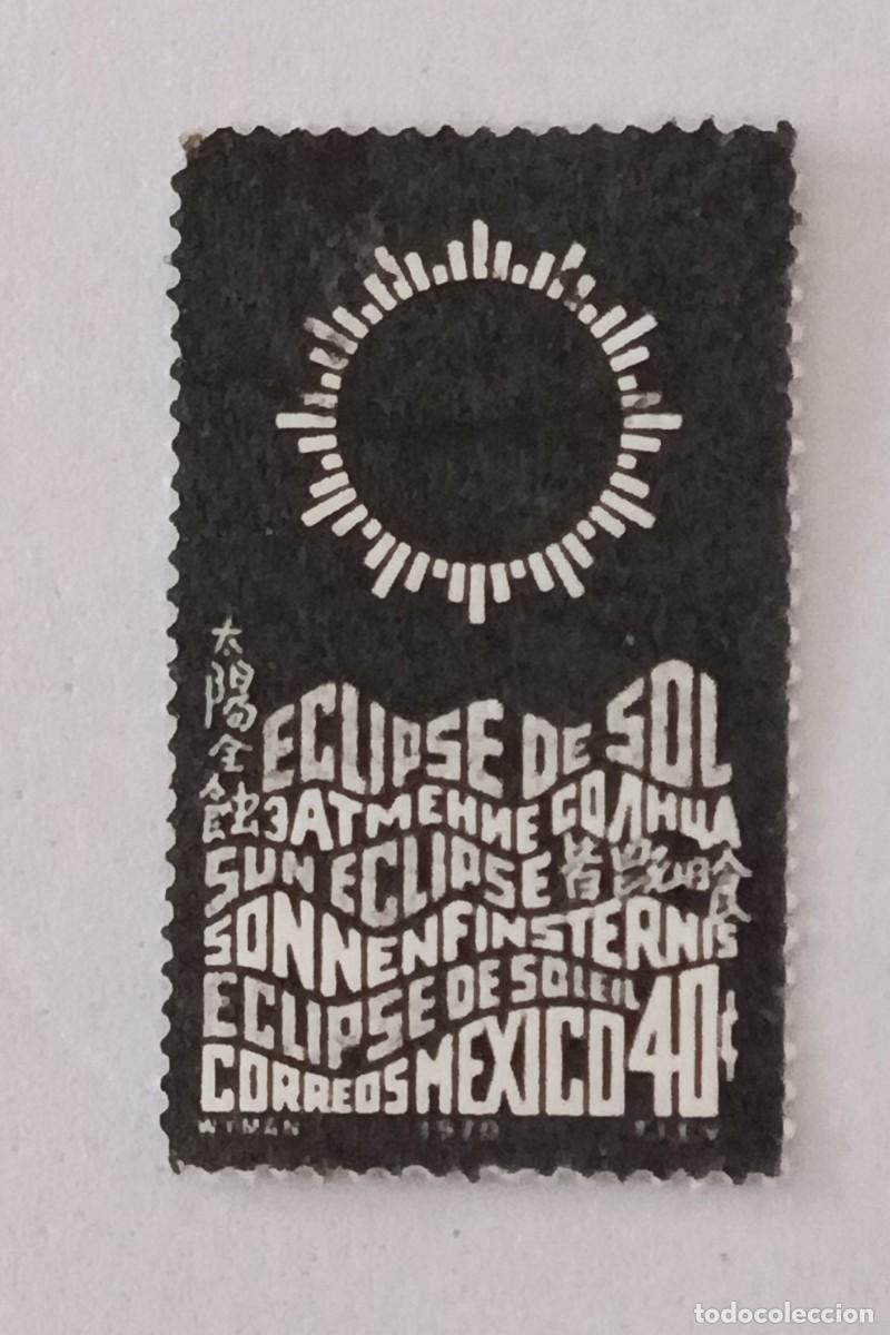 Sellos: Sellos M&eacute;xico 1970 Eclipse total de sol del 7 de marzo de 1970