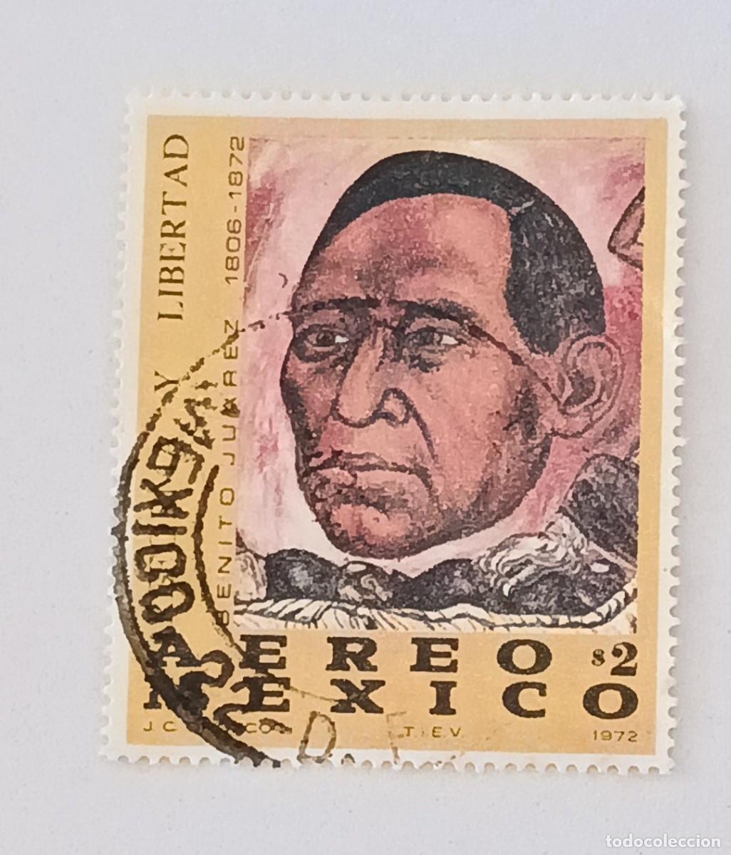 Sellos: Sellos M&eacute;xico 1972 I Centenario de la muerte del presidente Benito Ju&aacute;rez, 1826 - 1871. A&eacute;reos.