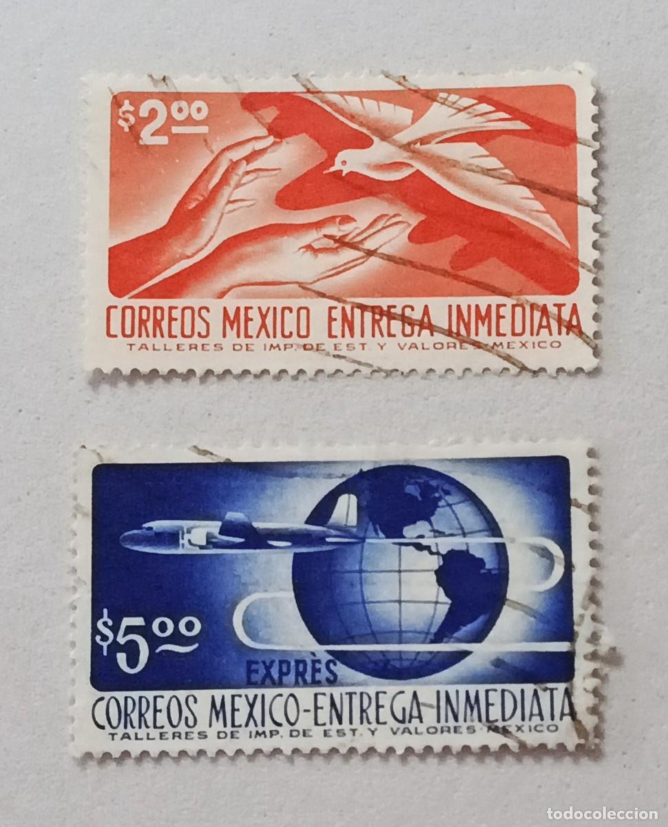 Sellos: Sellos M&eacute;xico 1975 Correo urgente.